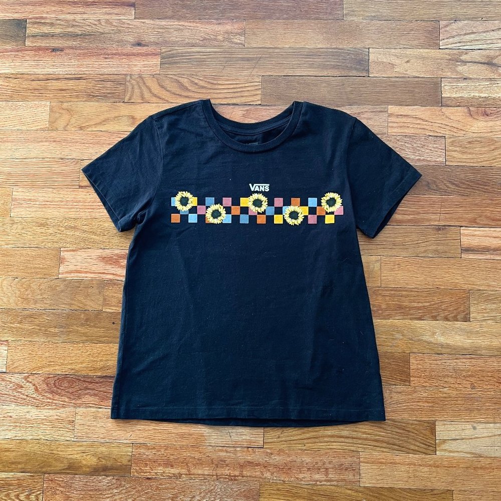 Black VANS T-Shirt, Size M